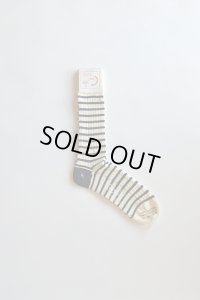 Corgi Mercerized Cotton Socks コーギー ボーダーソックス　マーセライズドコットン