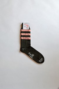 Corgi Mercerized Cotton Socks コーギー チェック柄ソックス　マーセライズドコットン