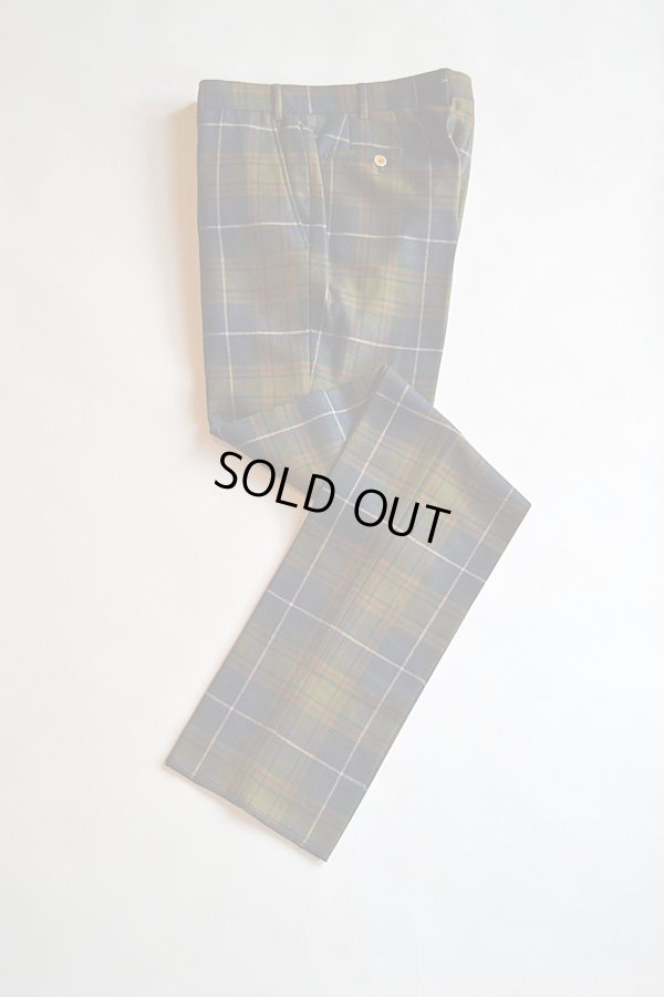 画像1: Bernard Zins Tartan Check pantalon ベルナール ザンス タータンチェック パンタロン トラウザーズ