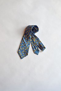 1970'S Vintage Hermes Silk Print Tie ヴィンテージエルメスネクタイ