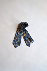 1970'S Vintage Hermes Silk Print Tie ヴィンテージエルメスネクタイ