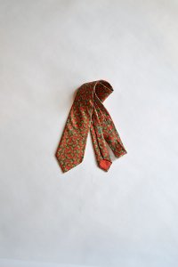 1970'S Vintage Hermes Silk Print Tie ヴィンテージエルメスネクタイ