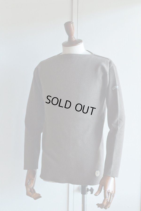 画像1: カネル バスクシャツ ミッドシップ ヴィンテージリブ フランス製 Kanell industriel BASQUE SHIRT Midship Made in France CHOCOLAT