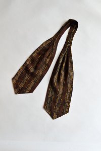 1960'S ヴィンテージトゥータルアスコットタイ 幾何学模様 Vintage TOOTAL Ascot Tie Geometric Pattern MADE IN ENGLAND 