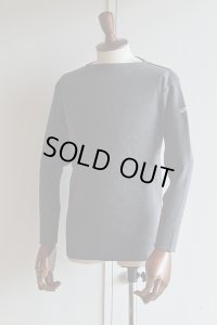 カネル バスクシャツ ミッドシップ ヴィンテージリブ フランス製 Kanell industriel BASQUE SHIRT Midship Made in France Charcoal
