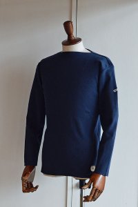 カネル バスクシャツ ミッドシップ ヴィンテージリブ フランス製 Kanell industriel BASQUE SHIRT Midship Made in France MARINE