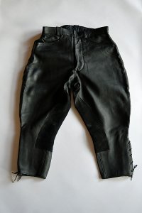 1940s〜50sヴィンテージフレンチアーミー モーターサイクルレザージョッパーズ トラウザーズ  フランス製 Vintage French Military Motorcycle Leather Jodhpurs Trousers Made in France