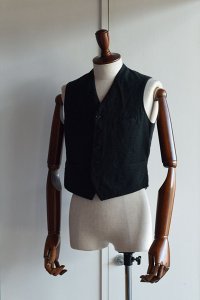 1920s アンティークツイードチェックウエストコート ビスポークオーダー品 フランス製 Antique Tweedcheck Waistcoat Handmade Made in France Bespokeorder 