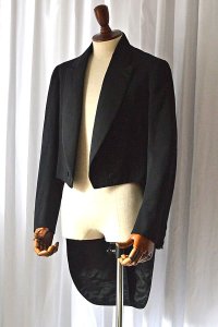 1910s〜20s アンティークベル・ジャルディニエールテールコート燕尾服 Antique Belle Jardiniere Evening Tailcoat Handmade Made in France