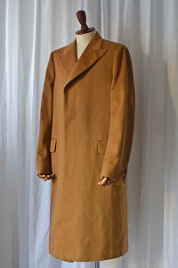 1970s ヴィンテージアクアスキュータム セミチェスターフィールドコート カシミヤ100％ 英国王室御用達 Vintage Aquascutum Chesterfield Coat Cashmere100% Royal Warrant Holder