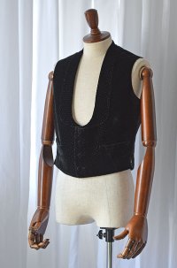 1898s アンティークディナーウエストコート ビスポークオーダー品  Antique Dinner Waistcoat Handmade Made in France Bespokeorder 