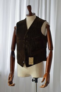 1910s〜20s デッドストック アンティーク フレンチ ウエストコート コーデュロイ antique French Waistcoat Corde Deadstock