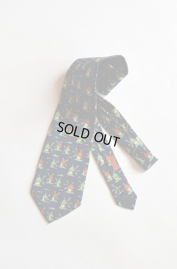 画像1: 1970'S〜1980'S ヴィンテージエルメス シルクタイ Vintage Hermes Silk Print Tie