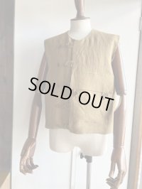 ハバーサック ミリタリーリネンベスト Haversack Military Vest
