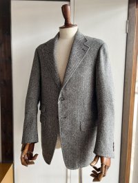ディーシーホワイト ヘリンボーンツイード ハッキングジャケット D.C. WHITE Herringbone Tweed Hacking Jacket