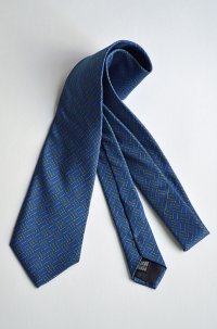 ルリス セッテピエゲ プリントネクタイ LE LYS Sette Pieghe Tie