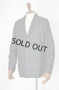 フストヒメーノ テバジャケット ファンシーツイード タータンチェック柄 Justo Gimeno Teba Jacket Fancy Tweed
