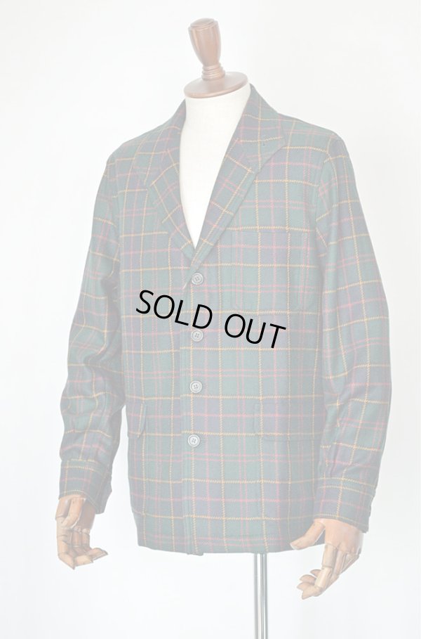 画像1: フストヒメーノ テバジャケット ファンシーツイード タータンチェック柄 Justo Gimeno Teba Jacket Fancy Tweed