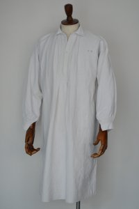 1890s〜1900s フレンチアンティークリネンロングシャツファーマーズシャツAntique French Linen Long Shirts Farmer's FD
