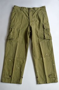 1950s フランス軍 M47カーゴパンツ 37 前期 平織り Vintage French Army M47  