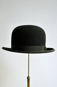 1920s アンティーク オーブリー ボーラーハット トロワ 58 Antique Haubry Bowler Hat Made in France Troyes