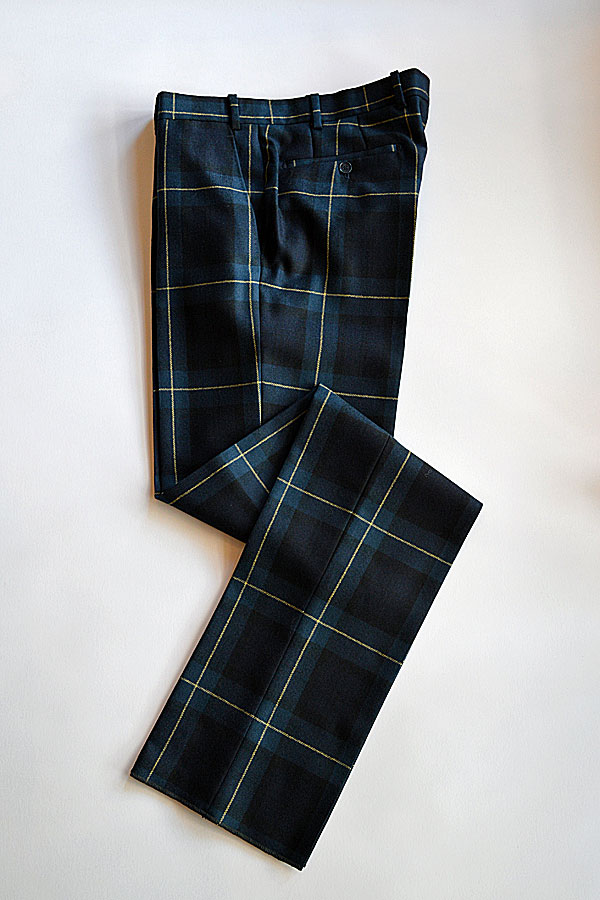 Bernard Zins Tartan Check pantalon ベルナール ザンス タータンチェック パンタロン トラウザーズ - ピ