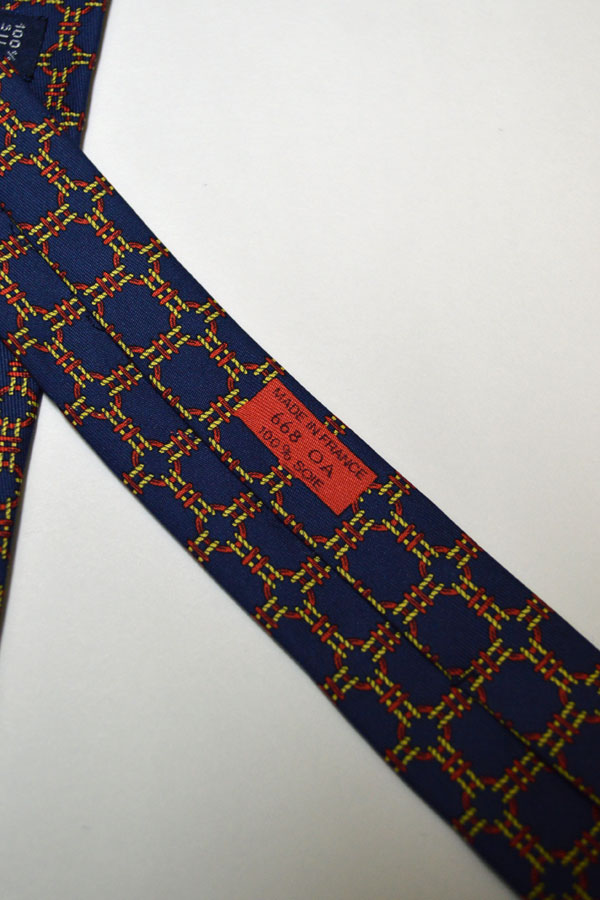 1970'S〜1980'S Vintage Hermes Silk Print Tie ヴィンテージエルメスネクタイ - ピイスクラシック