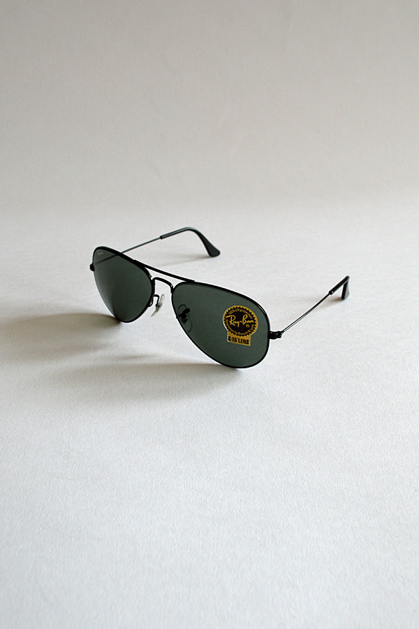 1980'S Dead Stock Ray Ban Aviator Classic Metals Large Metal Black G-15  58mm デッドストック レイバン ボシュロム クラシックメタル アビエイター