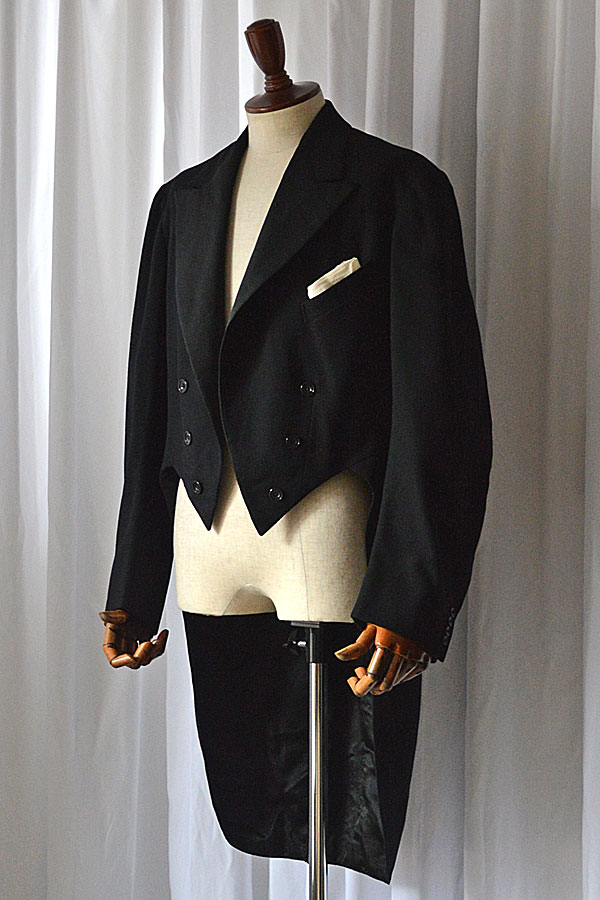 画像1: 1931s ヴィンテージテールコート キーナンフィリップス 燕尾服 ビスポークオーダー品 Vintage Evening Tailcoat Handmade Made in England Keenan Phillips & Co Bespokeorder