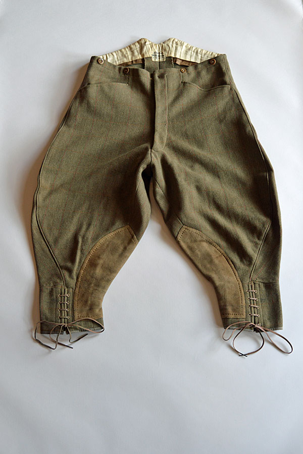 画像1: 1924s アンティーク ハンティングジョッパーズ ビスポークオーダー品 Antique Hunting Jodhpurs Trousers Heavy Weight Wool Clifton's Winchester Bespokeorder