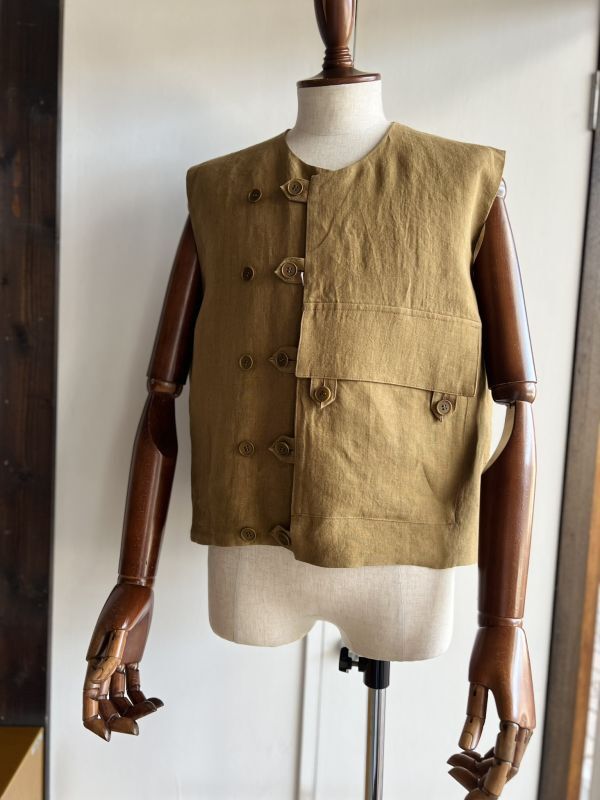 画像1: ハバーサック ミリタリーリネンベスト Haversack Military Vest