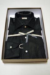 画像: Ciriello チリエッロ リネンシャツ 黒 