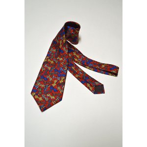 画像: 1970'S〜1980'S Vintage LANVIN Silk Print Tie ヴィンテージランバンネクタイ 