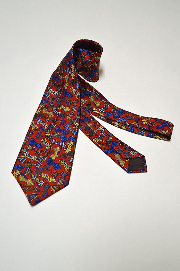 画像1: 1970'S〜1980'S Vintage LANVIN Silk Print Tie ヴィンテージランバンネクタイ 