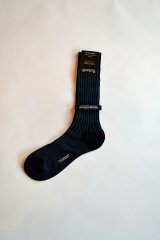 画像: Pantherella クラシックリブソックス ネイビーブルー