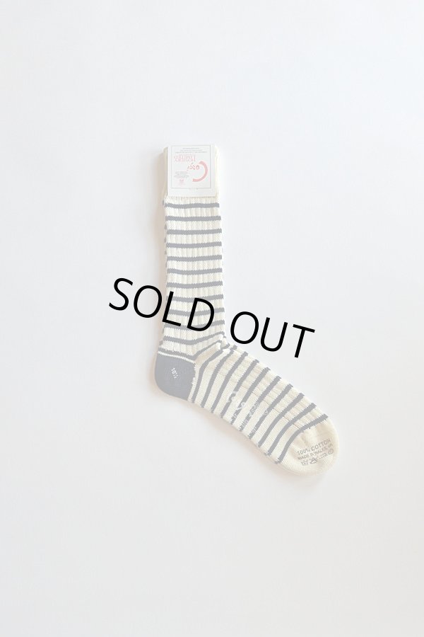 画像1: Corgi Mercerized Cotton Socks コーギー ボーダーソックス　マーセライズドコットン