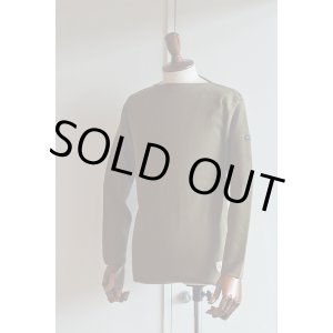 画像: FILEUSE D'ARVOR BASQUE SHIRT Brest Made in France フィールズダルボー バスクシャツ ブレスト ヴィンテージリブ OLIVE