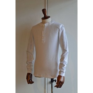 画像: Schiesser Henley Neck Long Sleeve KARL HEINZ White シーサー
