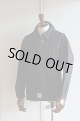画像: 1930s〜40s デッドストックフレンチブラックモールスキンジャケット Vintage French Black Moleskin Jacket Dead Stock   