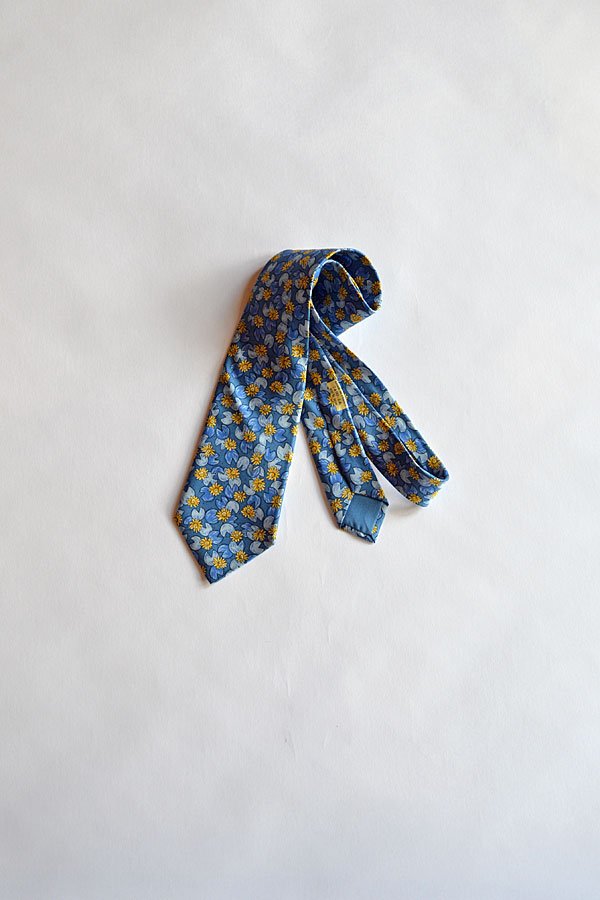 画像1: 1970'S Vintage Hermes Silk Print Tie ヴィンテージエルメスネクタイ