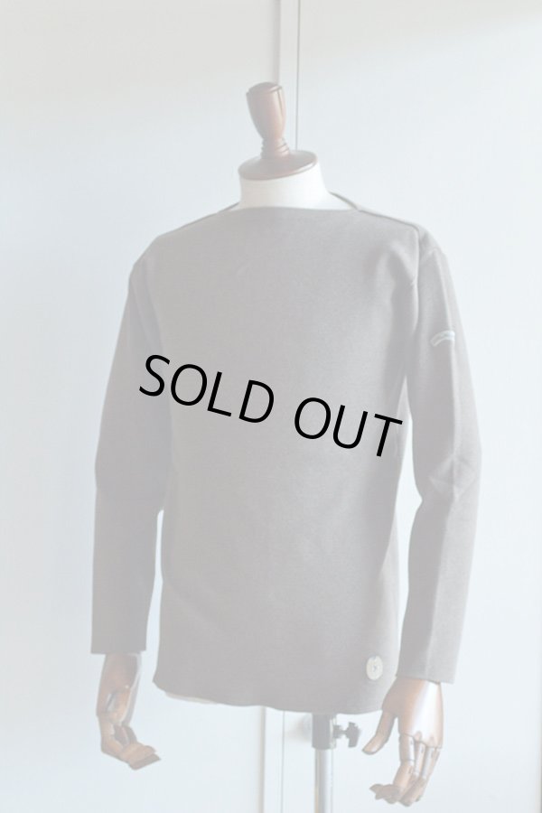 画像1: カネル バスクシャツ ミッドシップ ヴィンテージリブ フランス製 Kanell industriel BASQUE SHIRT Midship Made in France CHOCOLAT