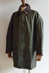 画像: 1980s〜90s デッドストック ヴィンテージバブアー ボーダー 3ワラント オイルドジャケット オーバーコート 40 Vintage Barbour Border 3Warrant Oiled Jacket 