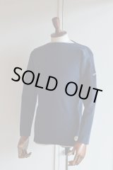 画像: カネル バスクシャツ ミッドシップ ヴィンテージリブ フランス製 Kanell industriel BASQUE SHIRT Midship Made in France MARINE
