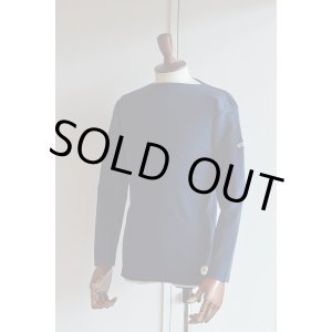 画像: カネル バスクシャツ ミッドシップ ヴィンテージリブ フランス製 Kanell industriel BASQUE SHIRT Midship Made in France MARINE