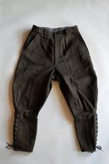 画像: 1940s ヴィンテージハンティングジョッパーズ ラセーヴル 太畝ピケ La Sevre Vintage French Heavy Piquet Hunting Jodhpurs Trousers Made in France