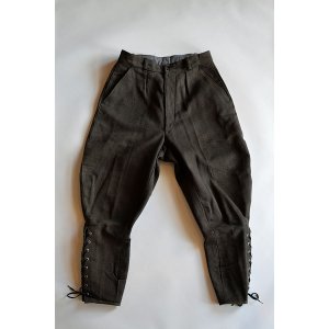 画像: 1940s ヴィンテージハンティングジョッパーズ ラセーヴル 太畝ピケ La Sevre Vintage French Heavy Piquet Hunting Jodhpurs Trousers Made in France