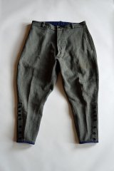 画像: 1930s ヴィンテージハンティングジョッパーズ 太畝ピケ フランス製 Vintage French Heavy Piquet Hunting Jodhpurs Trousers Made in France