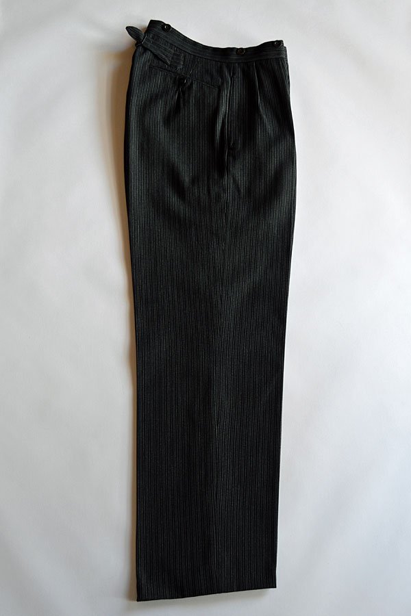 画像1: 1930s アンティークモスブラザーズモーニングトラウザーズ コールパンツ Antique Morning Trousers Handmade Made in England Moos Bros & Co Ltd