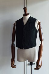画像: 1920s アンティークツイードチェックウエストコート ビスポークオーダー品  Antique Tweedcheck Waistcoat Handmade Made in France Bespokeorder 
