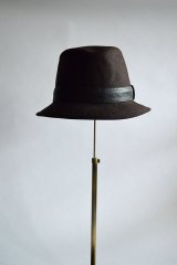 画像: 1990s ヴィンテージエルメス フェルトハット モッチ社 Vintage Hermes Felt Hat Made By Motsch Made in France
